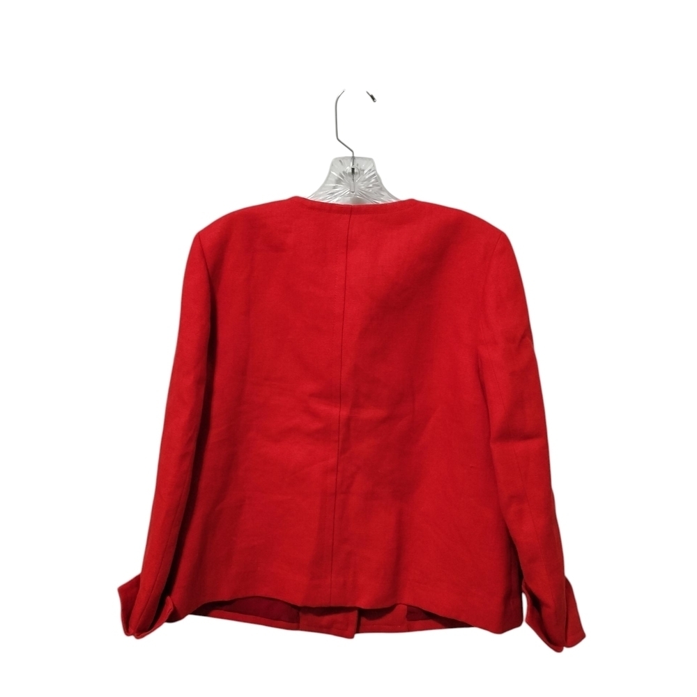 Talbots Classic Orange Women's Blazer Size-10 With 3/4 Sleeve - Picture 3 of 5